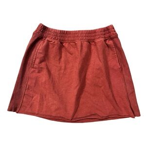 Aerie Offline Orange Pull On Mini Skirt XS Casual Athleisure Chic Preppy